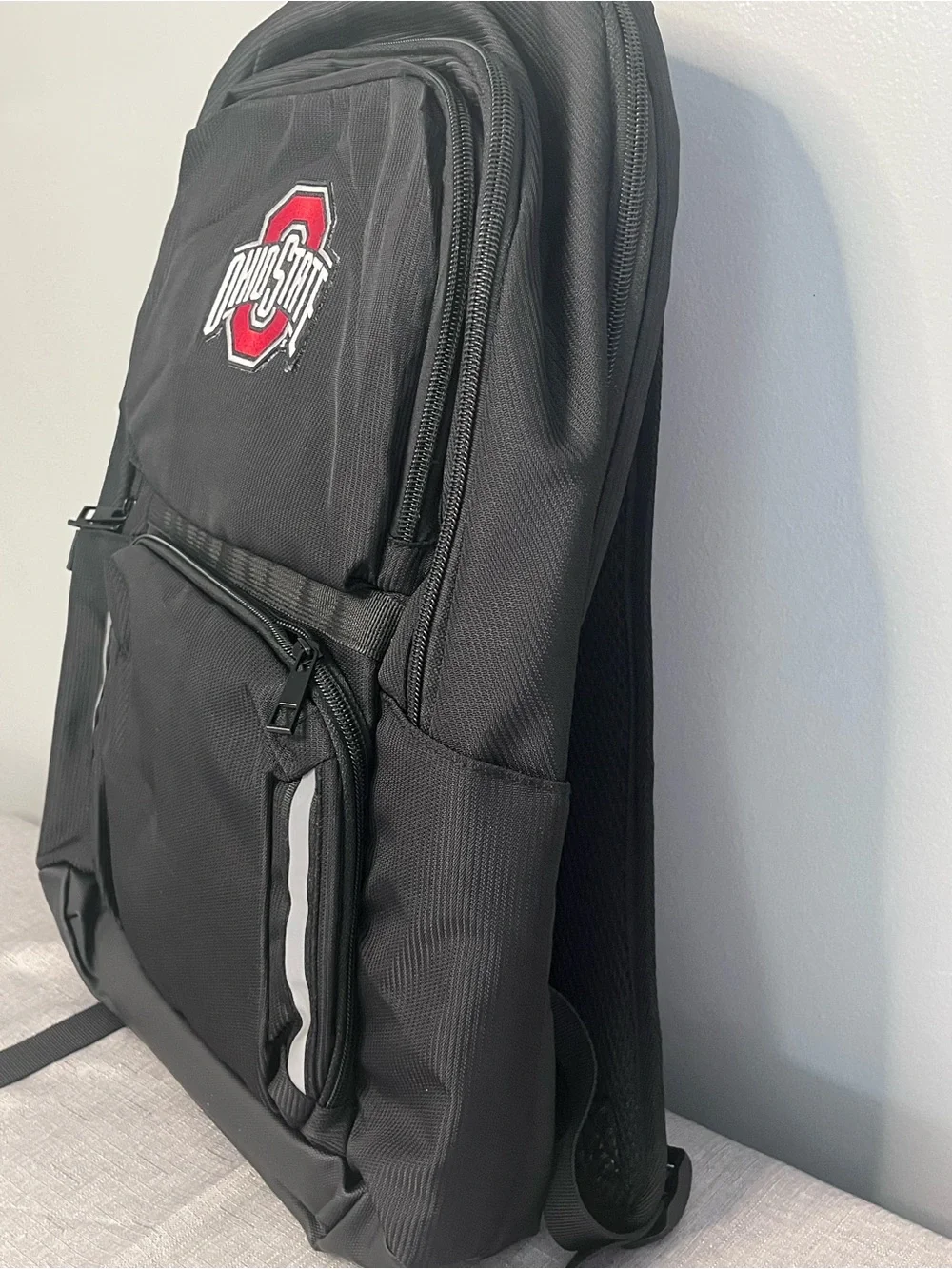 Ohio State Black Backpack with Red Logo